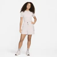 Nike Sportswear Essential женская Woven High-Rise шорты цвет фиолетовый