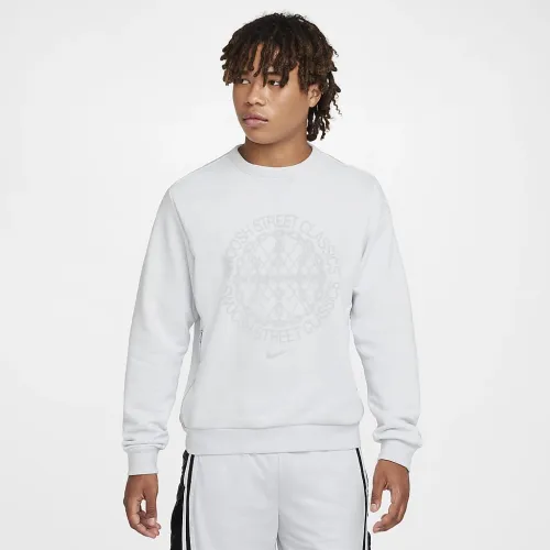 Nike Standard Issue чоловічі Dri-FIT баскетбольні Crew-Neck світшот колір сірий