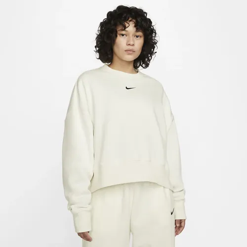 Nike Sportswear Phoenix Fleece женская Over-оверсайз Crew-Neck свитшот цвет белый