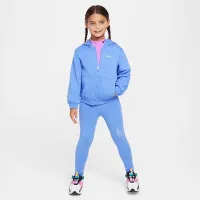 Nike Shine Little детские Full-Zip Толстовка с капюшоном and лосины набор синий