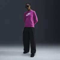 Nike Sportswear Club Fleece жіноча Logo Pullover Толстовка з капюшоном колір фіолетовий