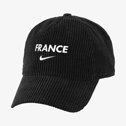 FFF Nike Soccer Corduroy Cap колір чорний