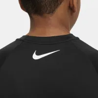 Nike Swim Scribble Big дитячі (для хлопчиків) Short-Sleeve Hydroguard колір чорний