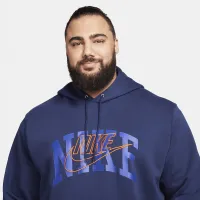 Nike Club Fleece Men's Pullover Толстовка с капюшоном Blue