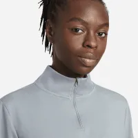 Nike Therma-FIT One женская Long-Sleeve 1/2-Zip Top цвет серый