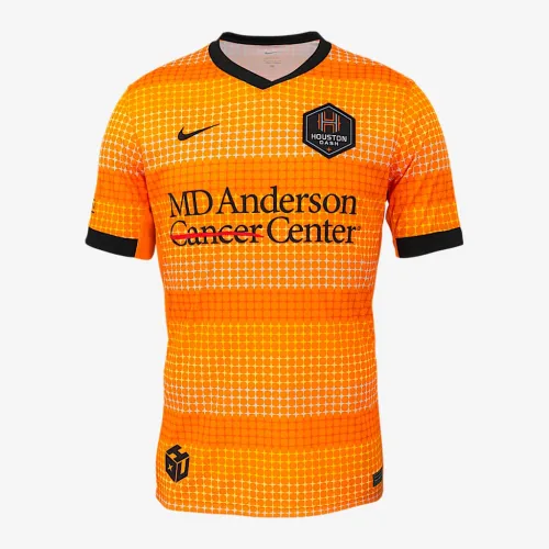 Houston Dash 2025 Stadium Home чоловічі Nike Dri-FIT NWSL Replica Jersey Orange