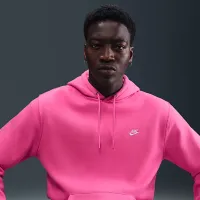 Nike Club чоловічі Pullover Fleece Толстовка з капюшоном Pink