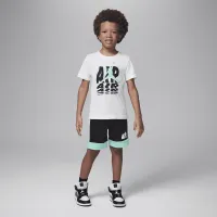 Nike Jordan Galaxy Little детские French Terry шорты набор цвет черный