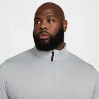 Nike Victory чоловічі Dri-FIT 1/2-Zip для гольфу Top колір сірий