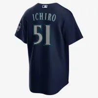 Ichiro Suzuki Seattle Mariners Cooperstown чоловічі Nike MLB Replica Jersey блакитний