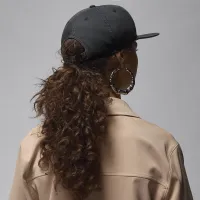 Nike Jordan Flight Pro Unstructuколір червоний 5-Panel Cap колір чорний