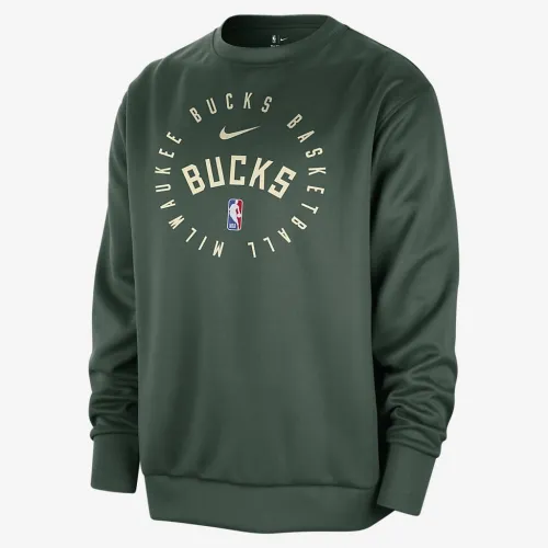 Milwaukee Bucks Spotlight чоловічі Nike Dri-FIT NBA Crew-Neck світшот колір зелений