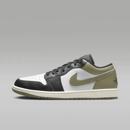 Nike Air Jordan 1 Low чоловічі Кросівки колір чорний