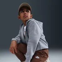 Nike Sportswear Club Big дитячі Woven Joggers колір коричневий