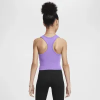 Nike Sportswear Girls' Ribbed Tank Top колір фіолетовий