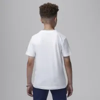 Nike Jordan Big дитячі 3K футболка колір білий