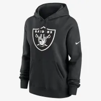 Las Vegas Raiders Club женская Nike NFL Pullover Толстовка с капюшоном цвет черный