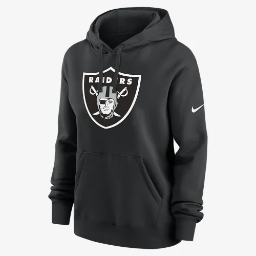 Las Vegas Raiders Club женская Nike NFL Pullover Толстовка с капюшоном цвет черный