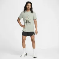 Nike мужские Dri-FIT Running футболка цвет зеленый