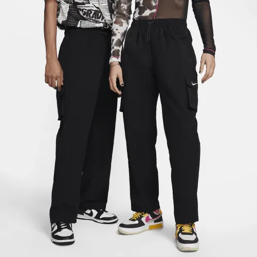 Nike Sportswear Essential женская High-Rise Woven Cargo Pants цвет черный