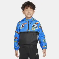 Nike Half-Zip Print Blocked Anorak Little дитячі Куртка блакитний