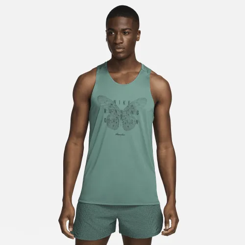 Nike Rise 365 Running Division чоловічі Dri-FIT Running Tank Top колір зелений