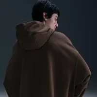 Nike Sportswear Phoenix Fleece женская Over-оверсайз Толстовка с капюшоном цвет коричневый