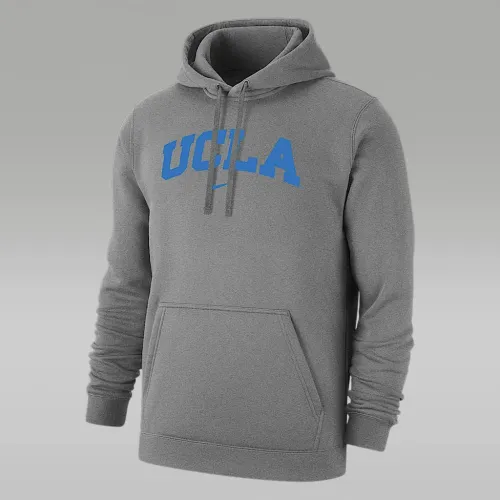 UCLA Club Fleece чоловічі Nike College Pullover Толстовка з капюшоном колір сірий