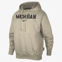 Michigan Standard Issue мужские Nike College Pullover Толстовка с капюшоном цвет коричневый