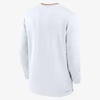 Texas Longhorns Sideline Coach чоловічі Nike Dri-FIT College 1/2-Zip Long-Sleeve Top колір білий
