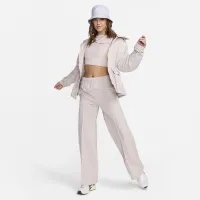 Nike Sportswear Everything Wovens жіноча Mid-Rise Open-Hem Pants колір фіолетовий