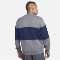 Nike Club чоловічі French Terry Color-Blocked Crew колір сірий
