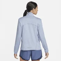Nike Swift Element жіноча UV Protection 1/4-Zip Running Top блакитний