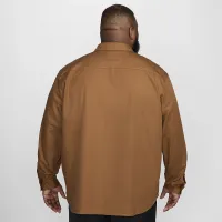 Nike SB Long-Sleeve Woven Skate Top колір коричневий