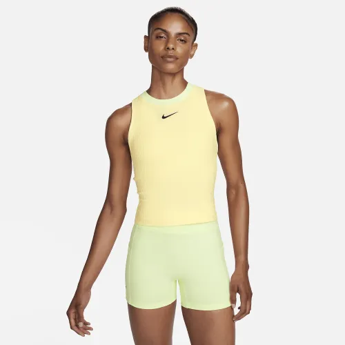 NikeCourt Slam женская Dri-FIT Tennis Tank Top Yellow
