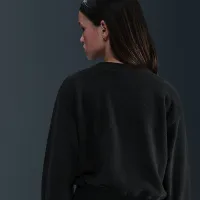 Nike Sportswear Big детские (Girls') Long-Sleeve Fleece Top цвет черный