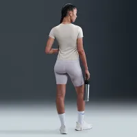 Nike Form женская Short-Sleeve Top цвет коричневый