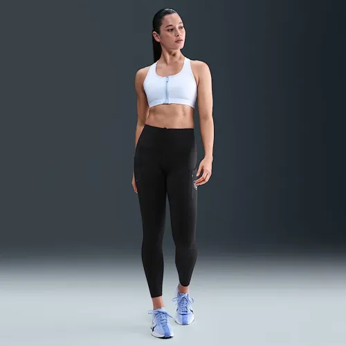 Nike Go жіноча З високою талією 7/8 лосіни з кишенямиколір чорний