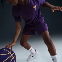 Nike Dri-FIT Kobe Bryant Little детские шорты цвет фиолетовый