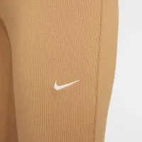 Nike Sportswear Chill Knit женская Tight Mini-Rib Flaцвет красный лосины цвет коричневый