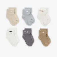 Nike Baby/Toddler Waffle Knit носки (6 пары) цвет коричневый