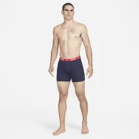 Nike Dri-FIT Essential хлопковыеStretch мужские трусы (3 пары) синий