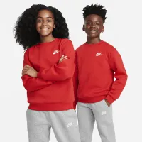 Nike Sportswear Club Fleece Big детские свитшот цвет красный