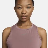 Nike One Classic жіноча Dri-FIT Tank Top колір фіолетовий