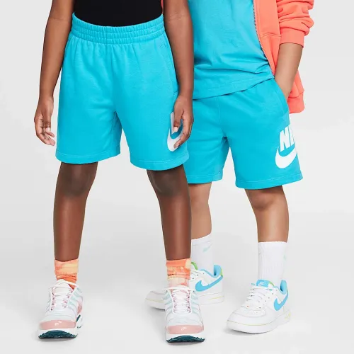 Nike Sportswear Club Little дитячі French Terry шорти колір зелений