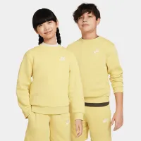 Nike Sportswear Club Fleece Big детские свитшот Yellow