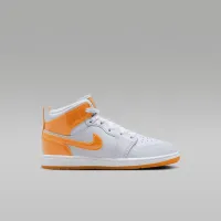 Nike Jordan 1 Mid SE Little дитячі Кросівки колір сірий