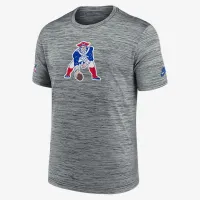 New England Patriots Sideline Velocity чоловічі Nike Dri-FIT NFL футболка колір сірий