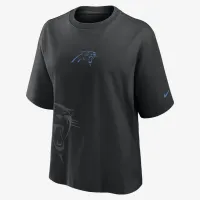 Carolina Panthers Boxy жіноча Nike NFL футболка колір чорний