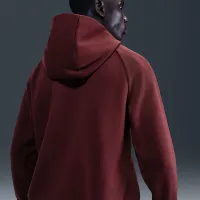 Nike Primary Fleece мужские Dri-FIT UV Pullover Performance Толстовка с капюшоном цвет красный